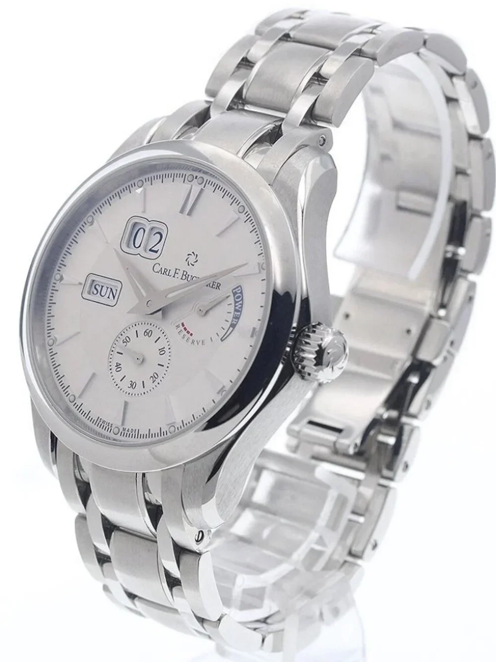 CARL F.BUCHERER Manero 00.10912.08.13.21 Day-Date Power Reserve AT Men's_966485